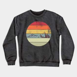 Retro Mountains Crewneck Sweatshirt